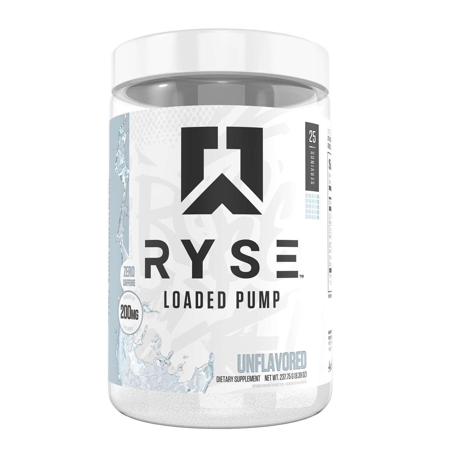 RYSE Loaded Pump - Unflavored (25 Servings)