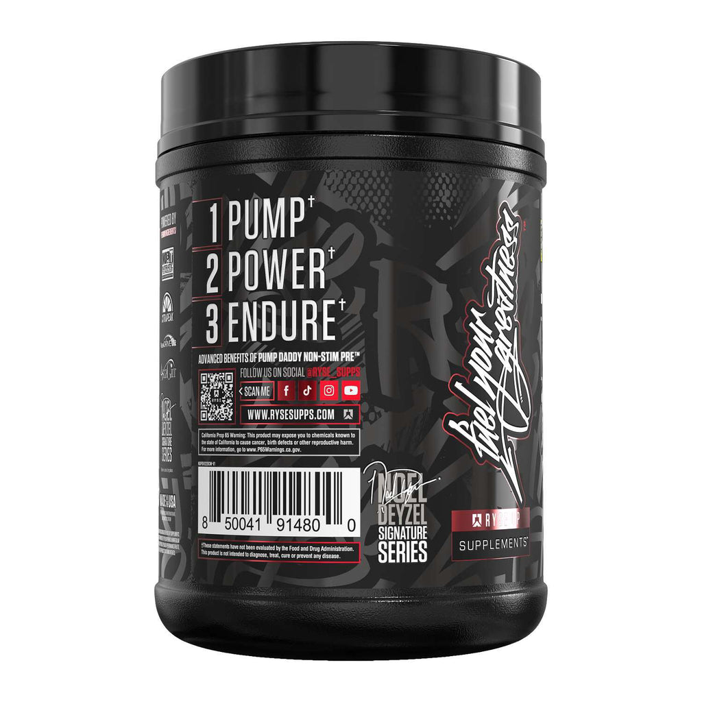 RYSE Pump Daddy Pre-Workout - Candy Watermelon (40 Servings)