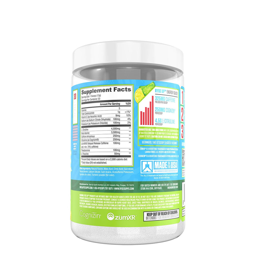 RYSE Loaded Pre - Jell-O Lemon Lime (30 Servings)