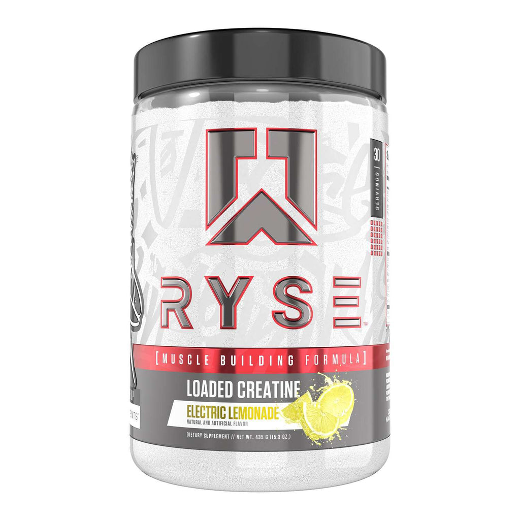 RYSE Loaded Creatine - Electric Lemonade (30 Servings)