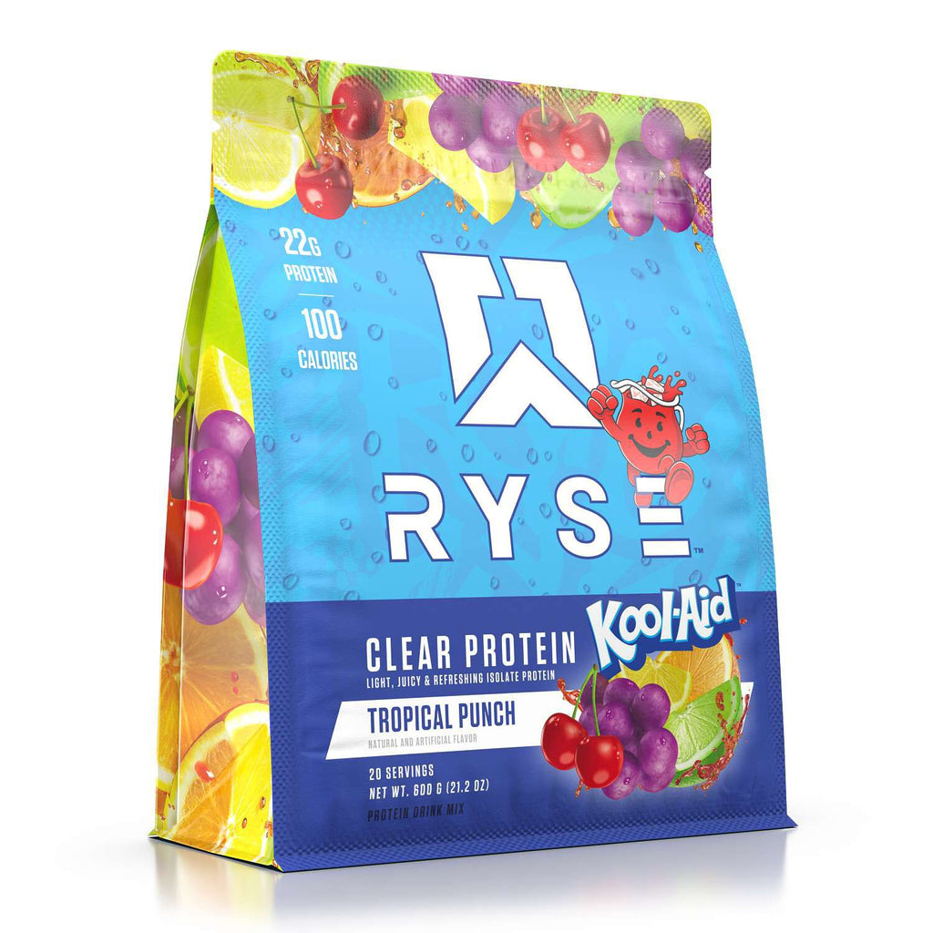 RYSE Clear Protein - Kool-Aid™ Tropical Punch - 20.5 oz (20 Servings)