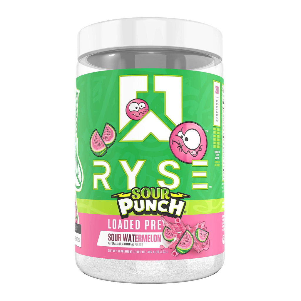 RYSE Loaded Pre - Sour Punch® Watermelon (30 Servings)