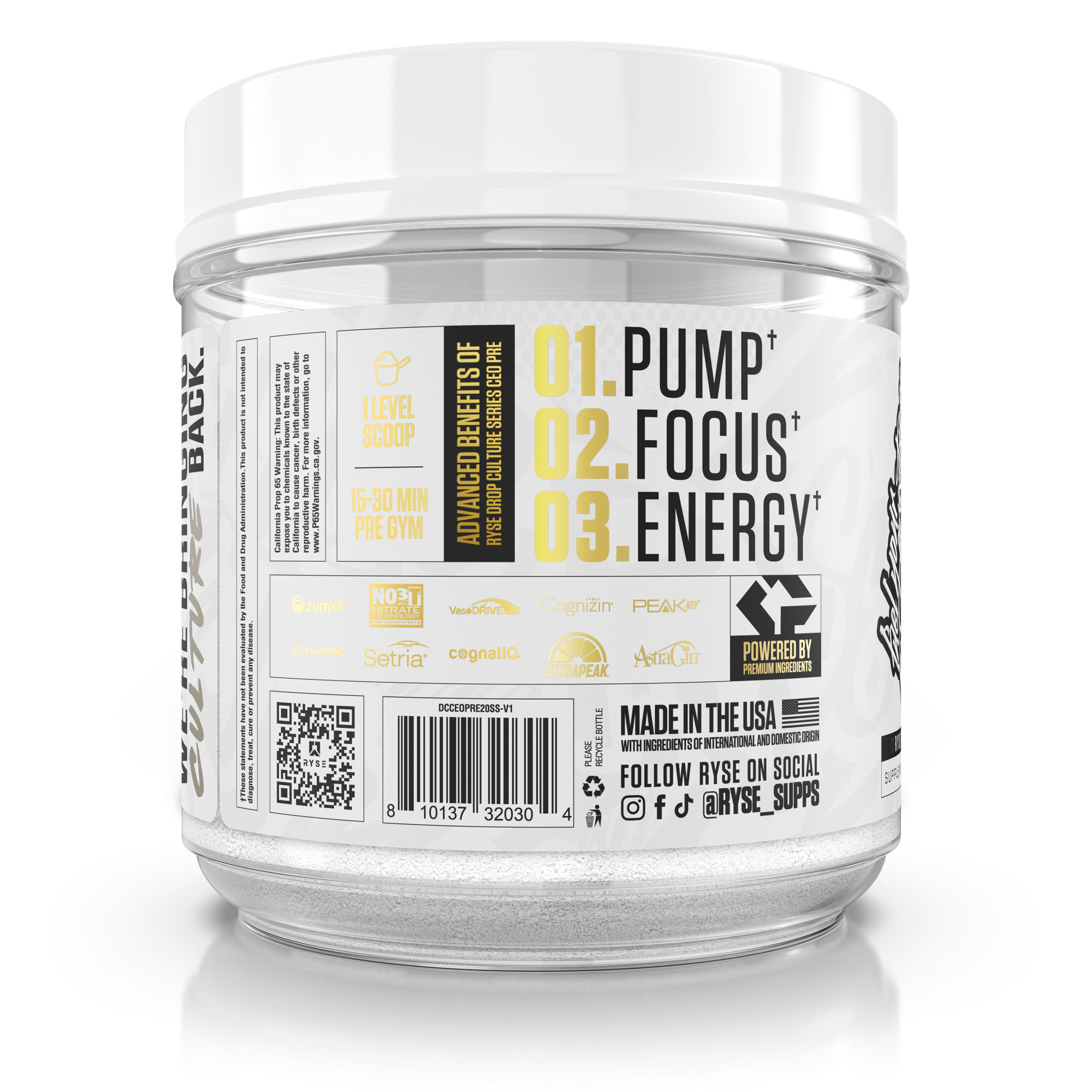 CEO Pre-Workout - Made for Gym Days