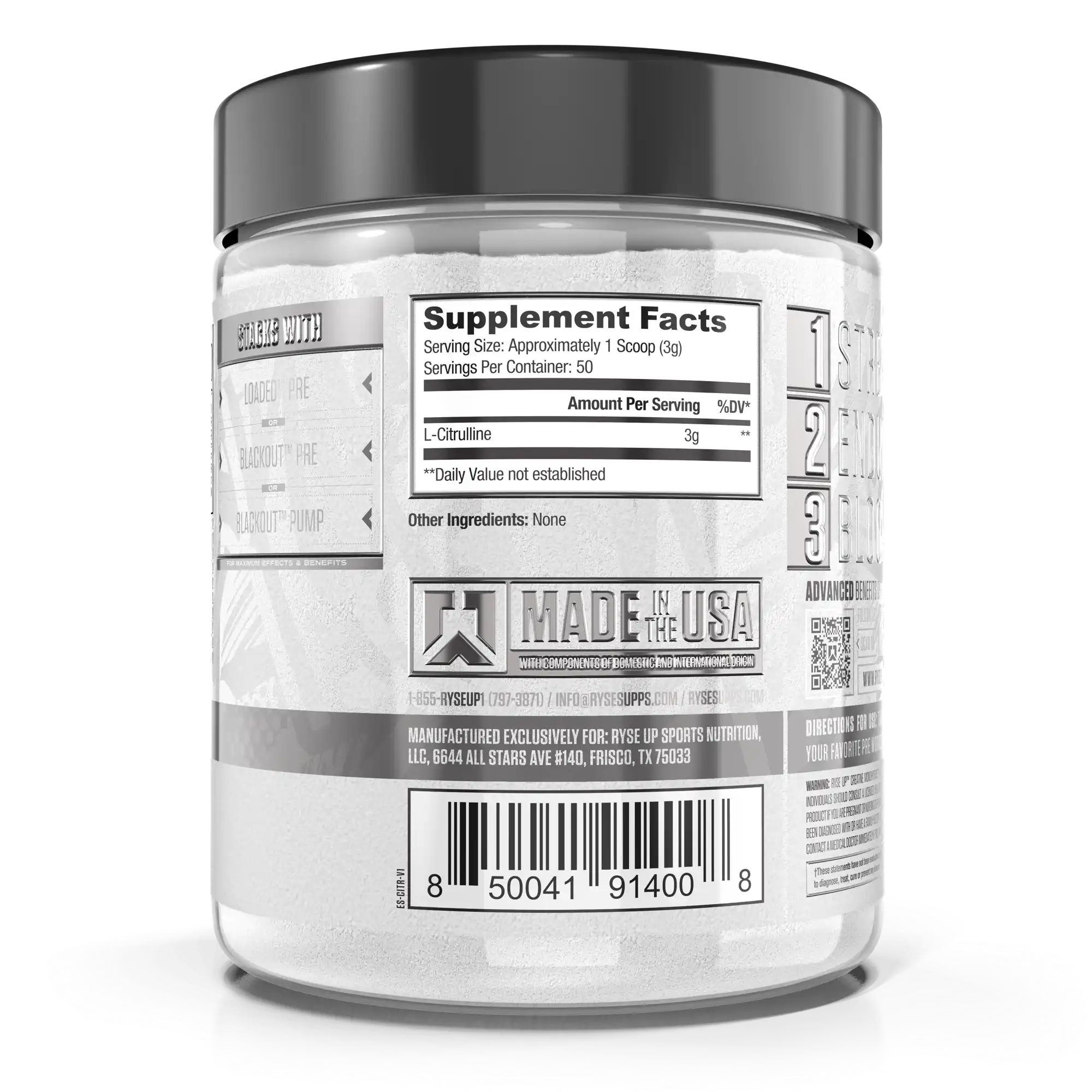 L-Citrulline - RYSE Gym Fuel
